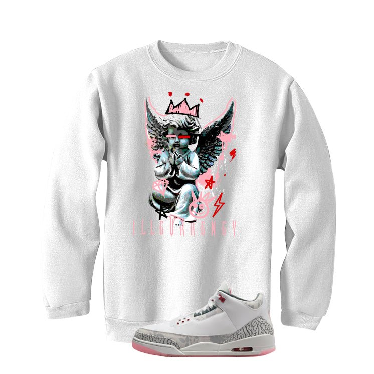 Air Jordan 3 Wings White T-Shirt (Graffiti Angel) product image 4