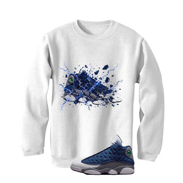 Air Jordan 13 Flint White T-Shirt 13 shattered)| illcurrency product image 4