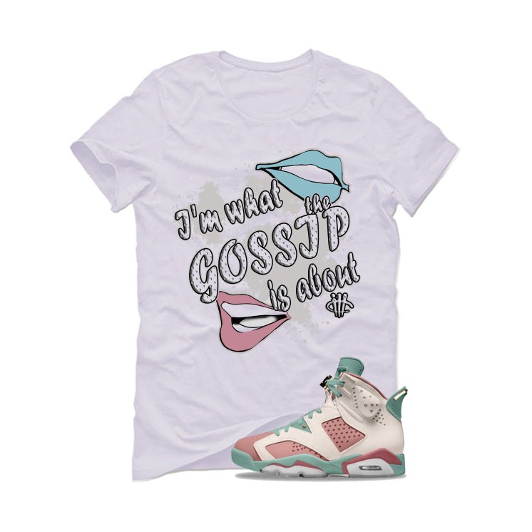 Air Jordan 6 Doernbecher White T-Shirt (Gossip)| illcurrency product image 2