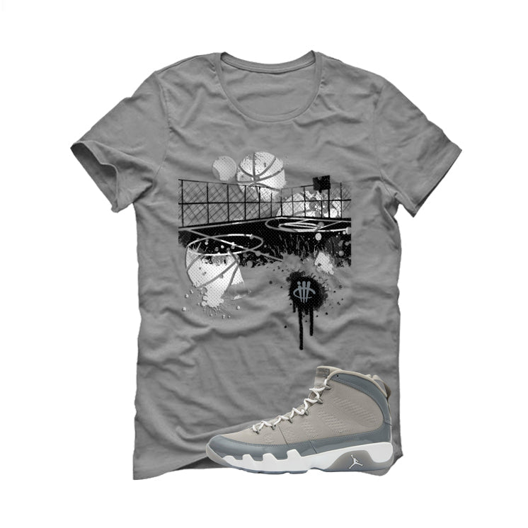 Air Jordan 9 Cool Grey T-Shirt (B Court)| illcurrency product image 2