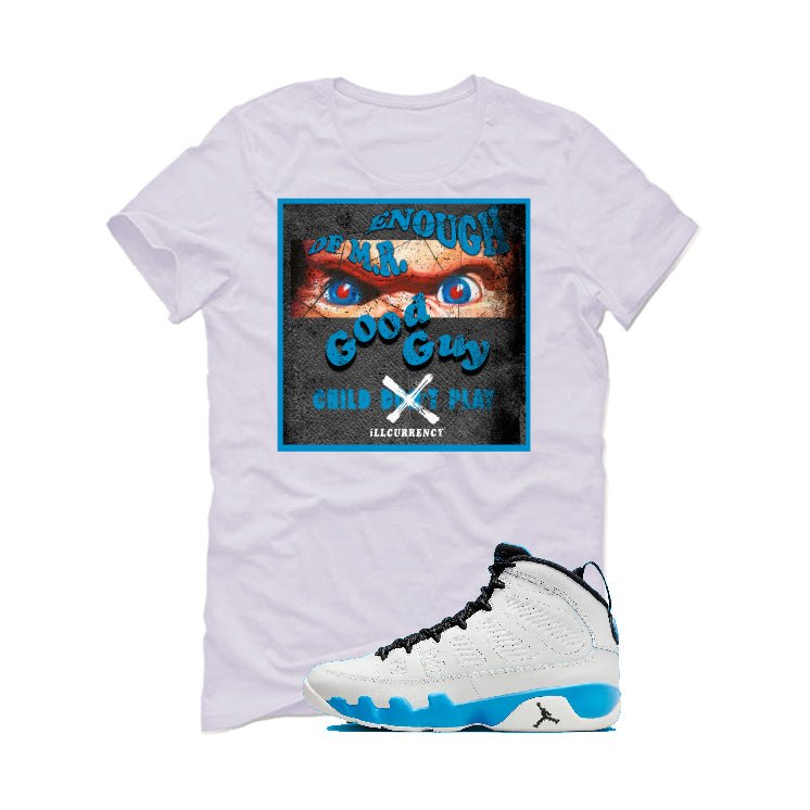 Air Jordan 9 “Powder Blue” | illcurrency White T-Shirt product image 2