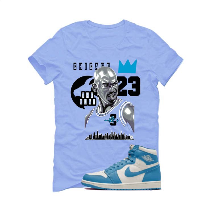 Air Jordan 1 High OG UNC Reimagined Carolina Blue T-Shirt product image 2