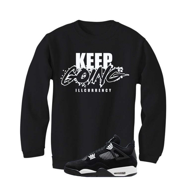Air Jordan 4 White Thunder Black T-Shirt (keep Going) product image 4