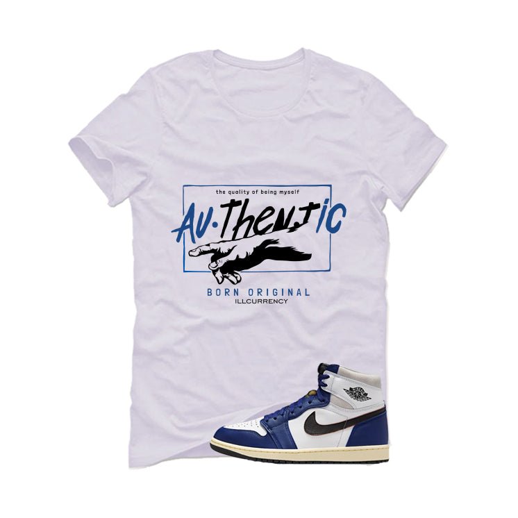 Air Jordan 1 Rare Deep Royal Blue White T-Shirt product image 2