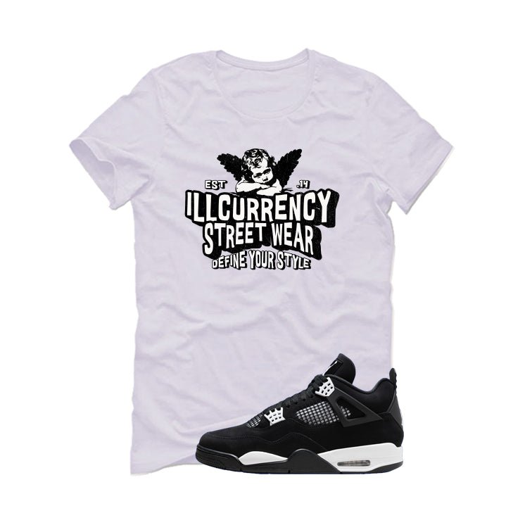 Air Jordan 4 White Thunder T-Shirt (ILLCURRENCY STREETWEAR)| product image 2