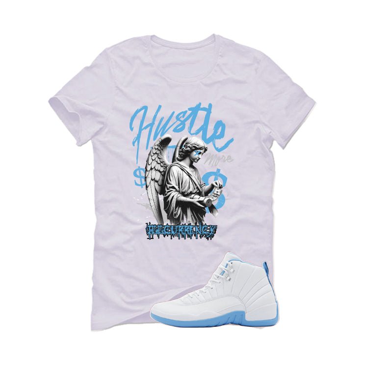 Air Jordan 12 Melo White T-Shirt (Hustle More)| illcurrency product image 2