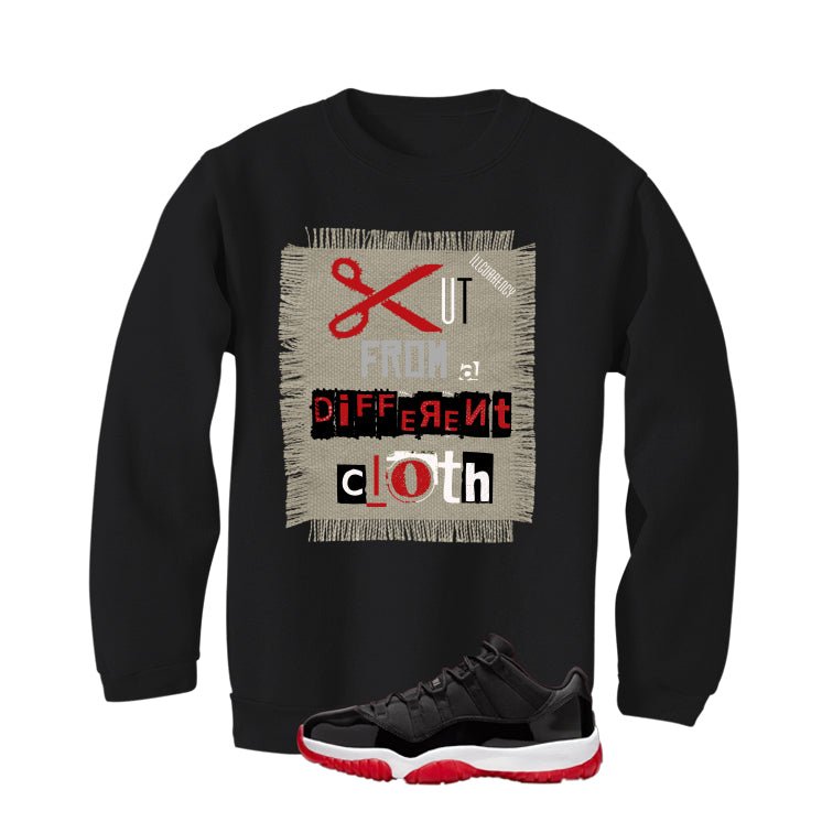 Air Jordan 11 Low Bred Black T-Shirt (Blessed not lucky) product image 4