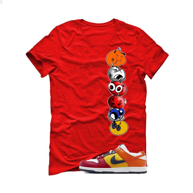 Nike Dunk Low CO.JP What The Red T-Shirt (Cherry Stack) product image 2