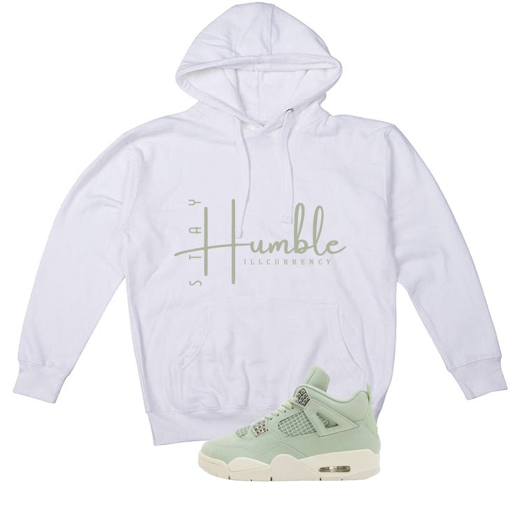 Air Jordan 4 WMNS Seafoam White T-Shirt (Stay Humble) product image 3