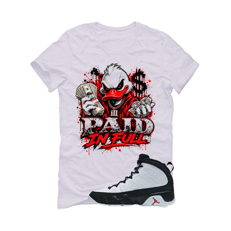 Air Jordan 9 OG Space Jam Matching T-Shirt Paid in Full product image 2