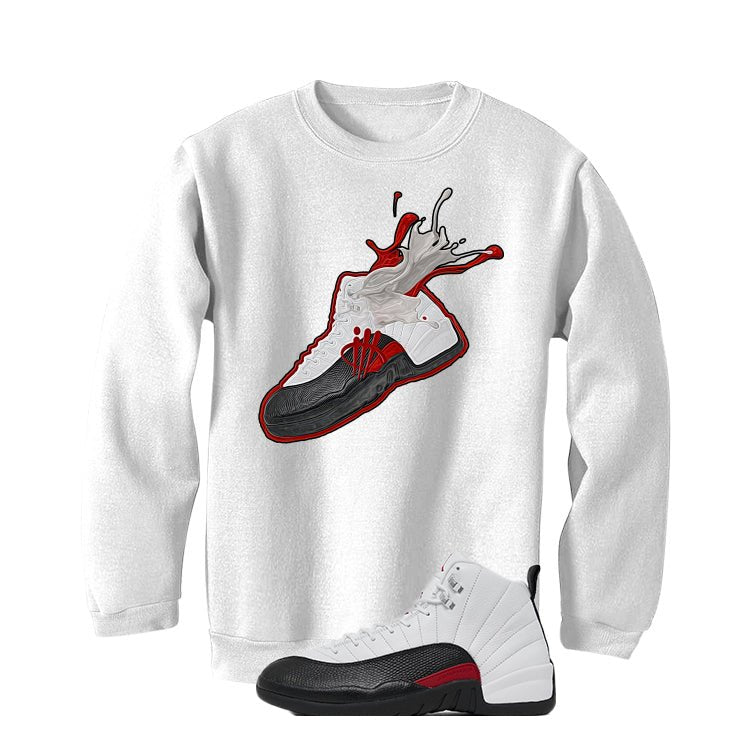 Air Jordan 12 “Red Taxi” | illcurrency White T-Shirt product image 4