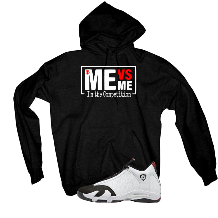 Air Jordan 14 Black Toe T-Shirt (Me vs Me)| illcurrency product image 3