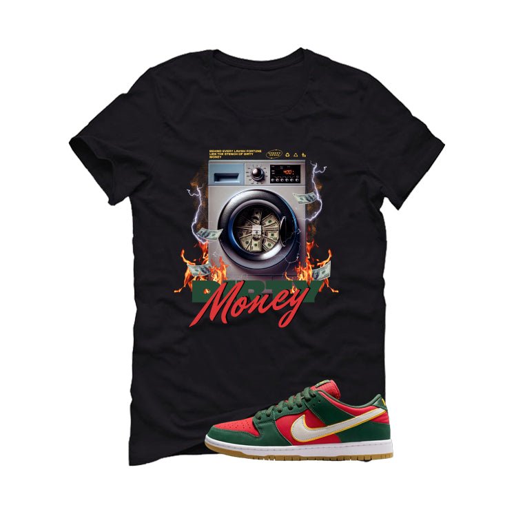 Nike SB Dunk Low PRM Seattle Supersonics Black T-Shirt product image 2
