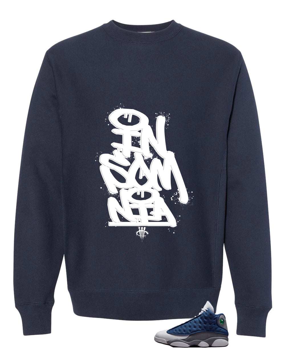 Air Jordan 13 Flint Navy Blue T-Shirt (Insomnia) product image 4