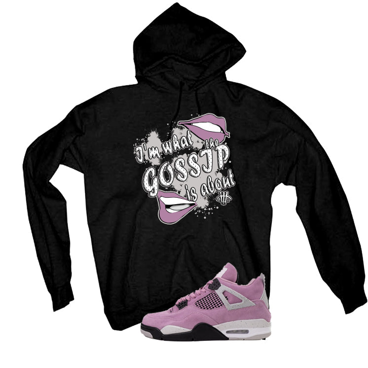 Air Jordan 4 WMNS Orchid Black T-Shirt (Gossip)| illcurrency product image 3