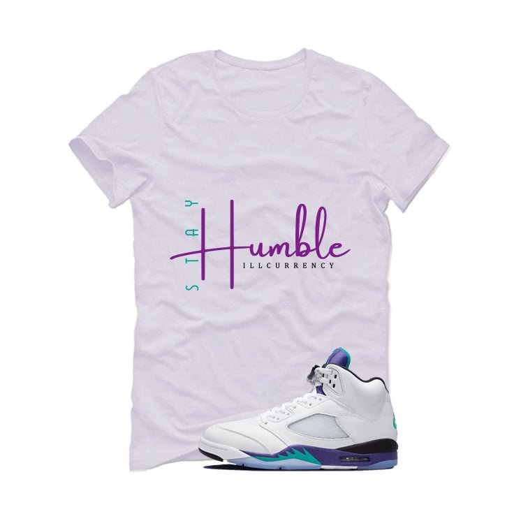 Air Jordan 5 OG Grape White T-Shirt (Stay Humble) product image 2