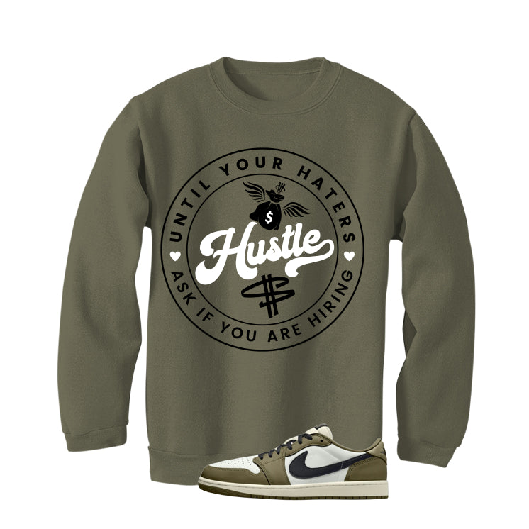 Air Jordan 1 Low OG Medium Olive Matching T-Shirt product image 4