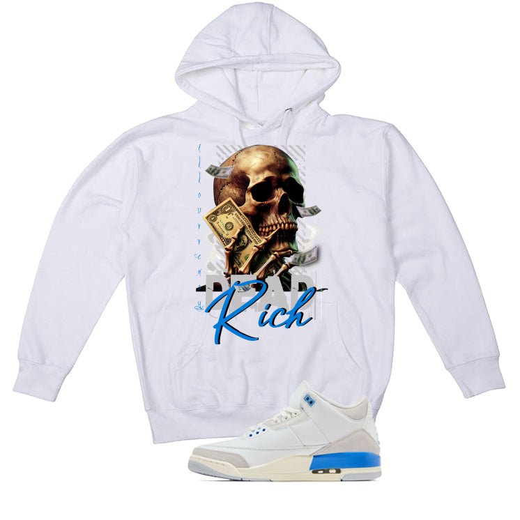 Air Jordan 3 Lucky Shorts White T-Shirt (Dead Rich) product image 3