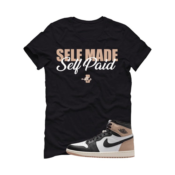 Air Jordan 1 High OG Latte Black T-Shirt (Self Made Paid) product image 2
