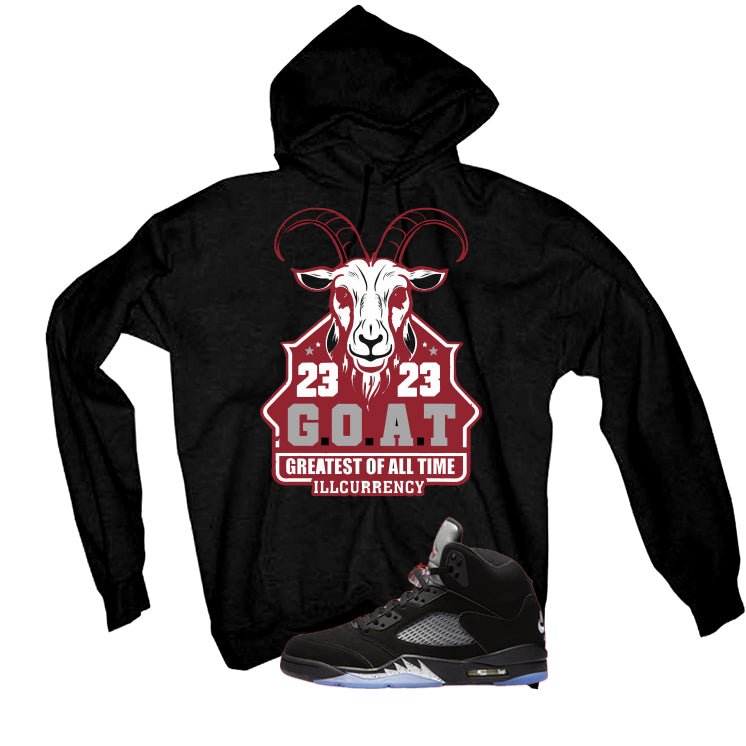 Air Jordan 5 Black Metallic Reimagined T-Shirt (GOAT 23) product image 3