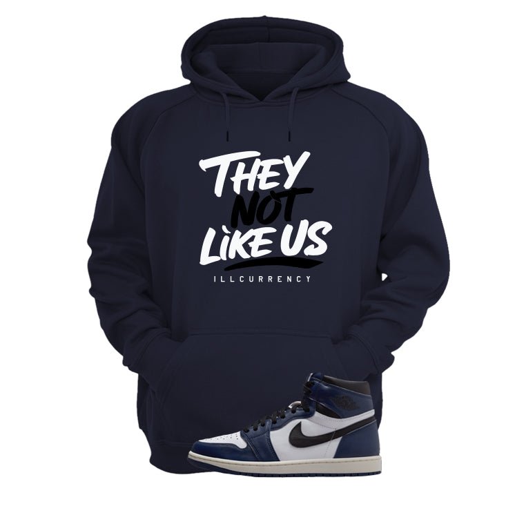 Air Jordan 1 High OG Midnight Navy Blue T-Shirt (They not product image 3