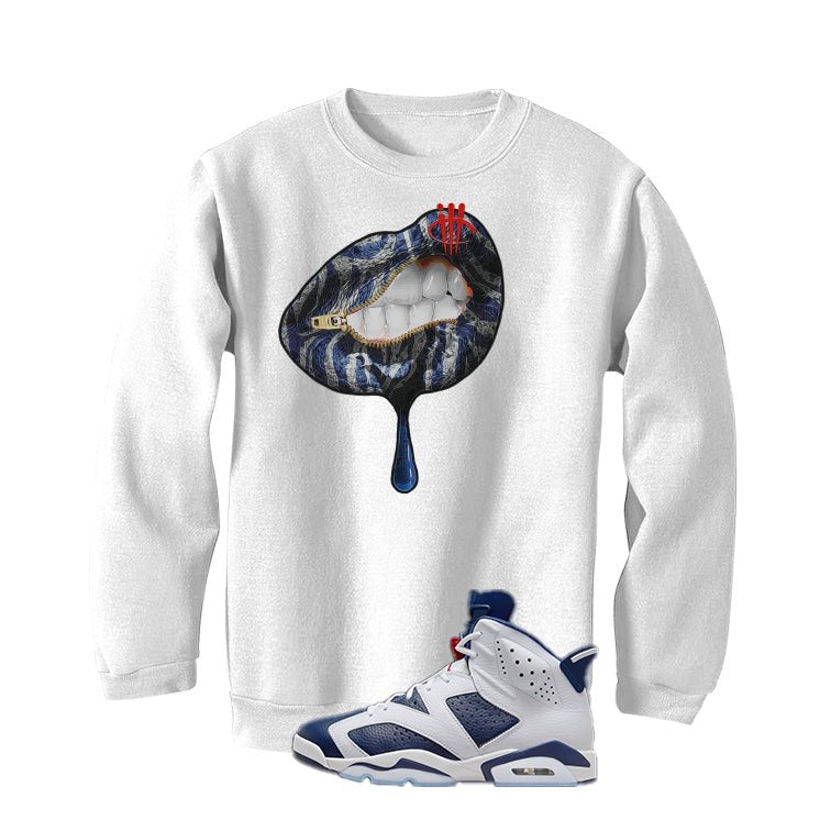 Air Jordan 6 Olympic White T-Shirt (LIPS UNSEALED) product image 4