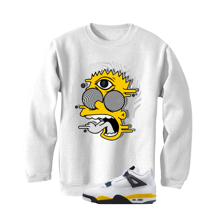 Air Jordan 4 Tour Yellow Matching T-Shirt White (Blinded) product image 4