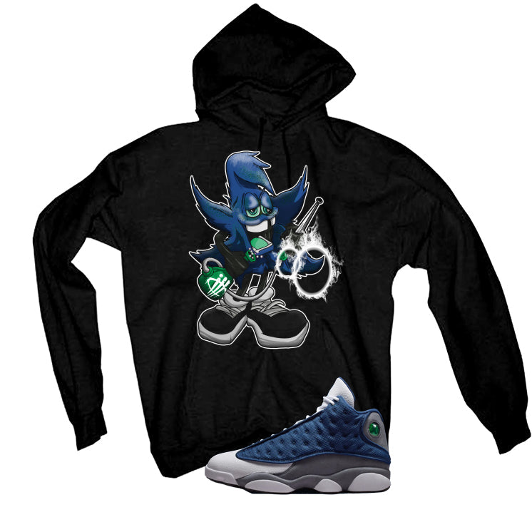 Air Jordan 13 Flint Black T-Shirt (Bad Weed)| illcurrency product image 3
