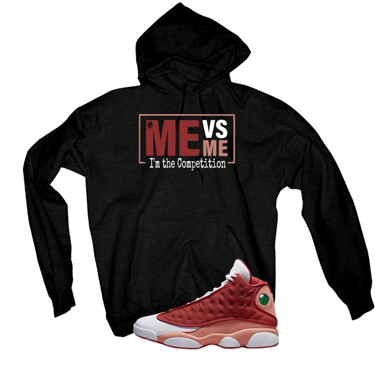 Air Jordan 13 Dune Red Black T-Shirt (Me vs Me)| illcurrency product image 3