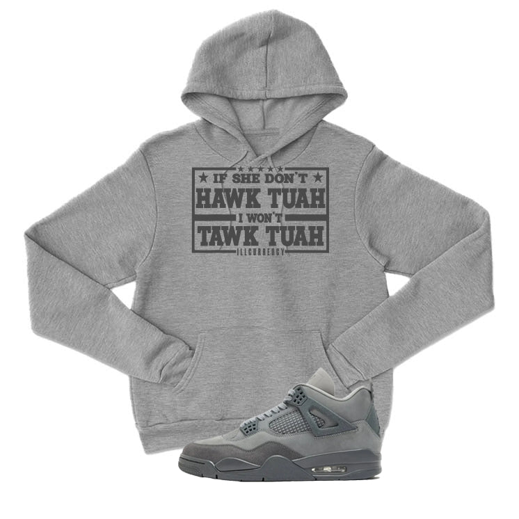 Air Jordan 4 Paris Olympics Grey T-Shirt (Hawk Tuah) product image 3
