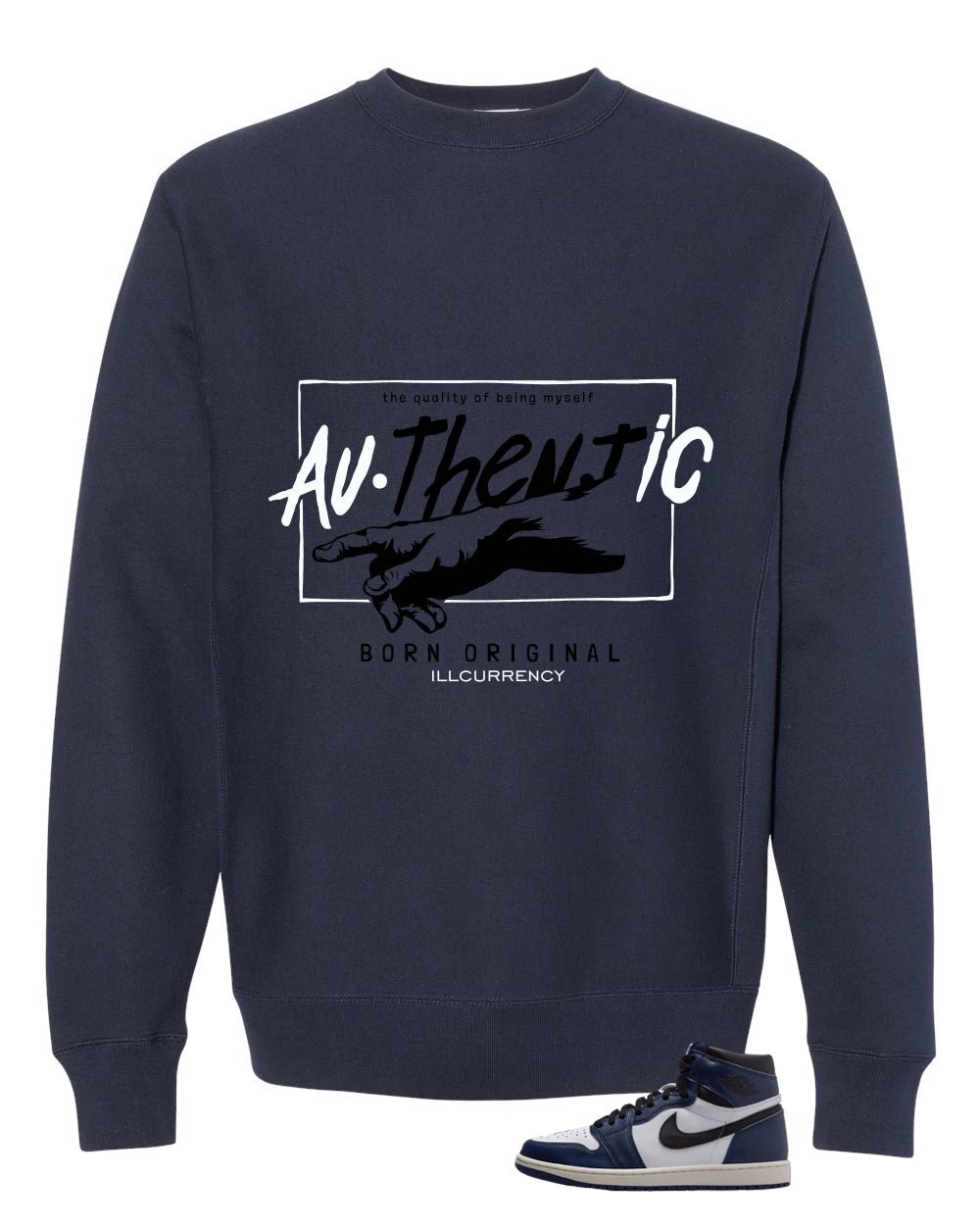 Air Jordan 1 High OG Midnight Navy Blue T-Shirt product image 4
