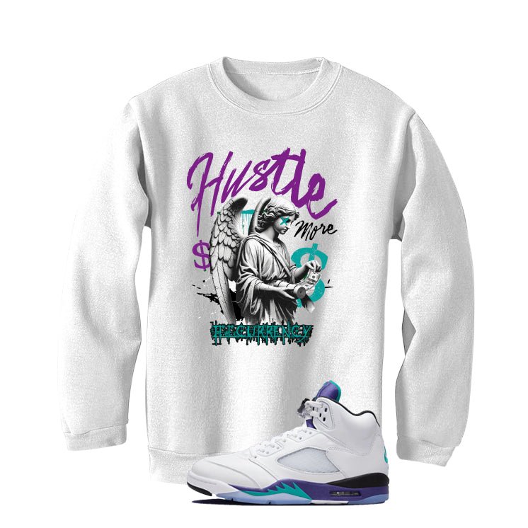 Air Jordan 5 OG Grape White T-Shirt (Hustle More) product image 4