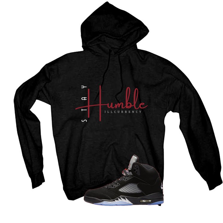 Air Jordan 5 Black Metallic Reimagined T-Shirt (Stay product image 3