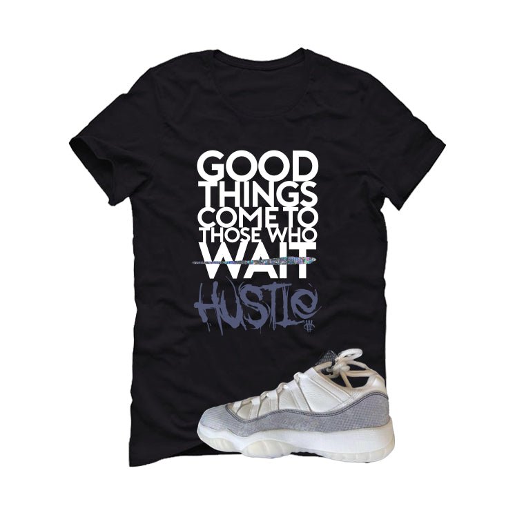 Air Jordan 11 Low Year Of The Snake Black T-Shirt (Good product image 2