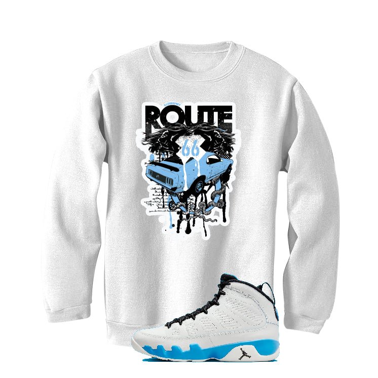 Air Jordan 9 “Powder Blue” | illcurrency White T-Shirt product image 4