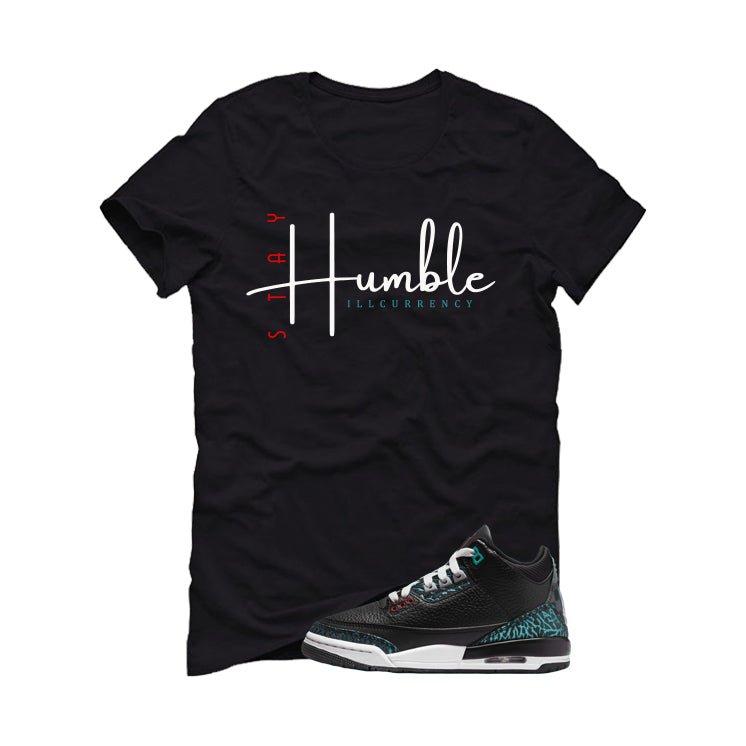 Air Jordan 3 GS Moto Black T-Shirt (Stay Humble) product image 2