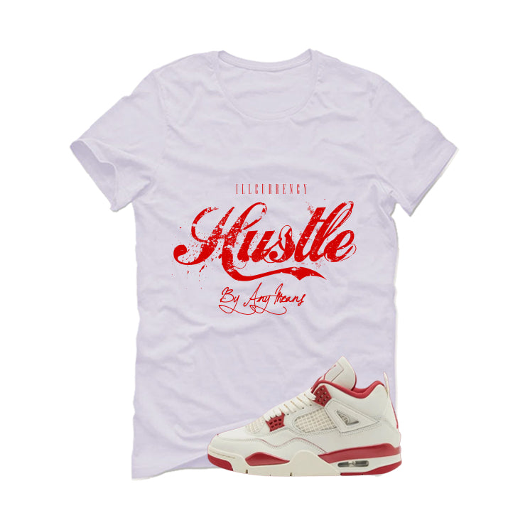 Air Jordan 4 Valentine’s Day (Sierra Red) Matching T-Shirt product image 2