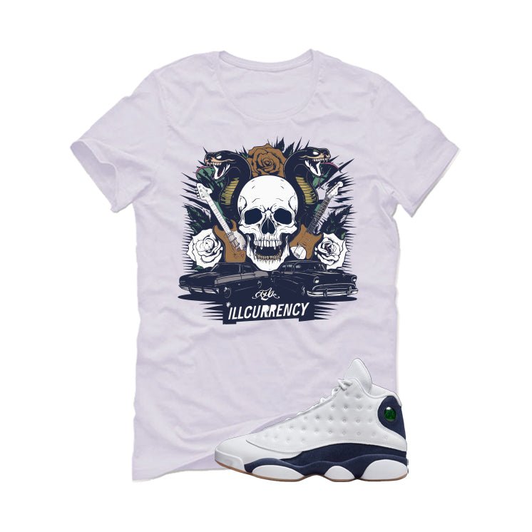 Air Jordan 13 Midnight Navy White T-Shirt (Vintage product image 2