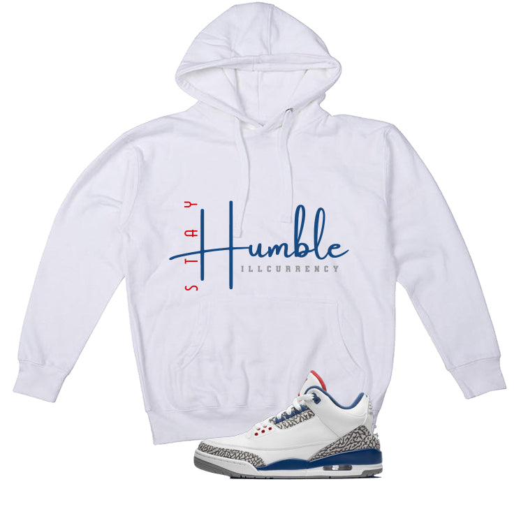 Air Jordan 3 True Blue Matching T-Shirt White (Stay product image 3