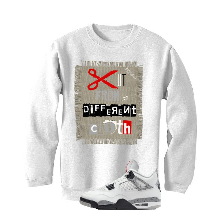 Air Jordan 4 White Cement T-Shirt (Cut from a different product image 4