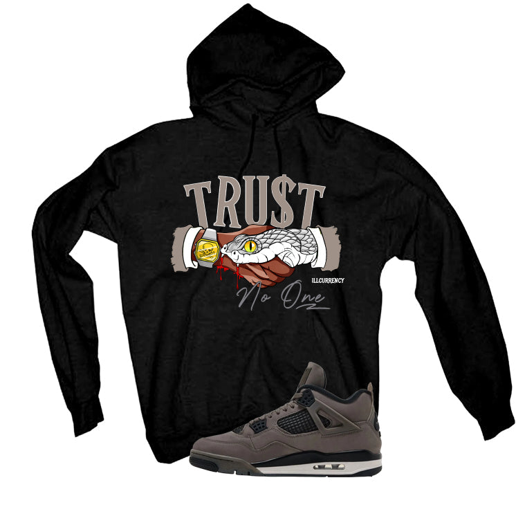 Air Jordan 4 Cave Stone Black T-Shirt (Trust No One) product image 3