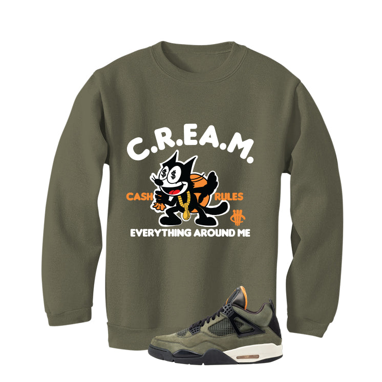 Undefeated x Air Jordan 4 Military Green T-Shirt (Cash product image 4