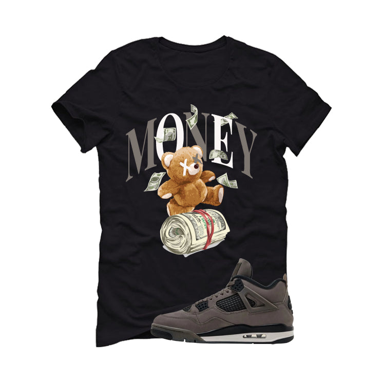 Air Jordan 4 Cave Stone Black T-Shirt (Money Bear Team) product image 2