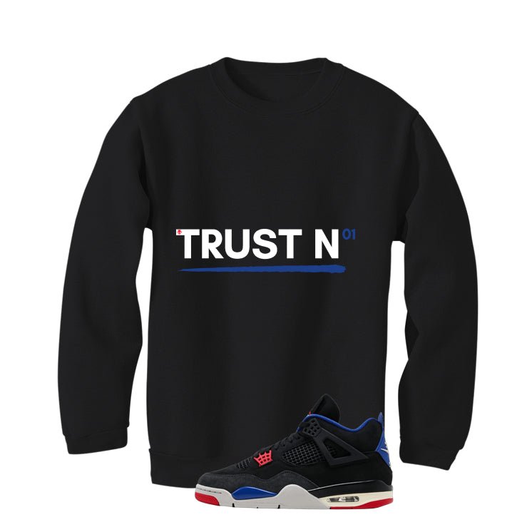 Air Jordan 4 Rare Black T-Shirt (Trust No One)| illcurrency product image 4