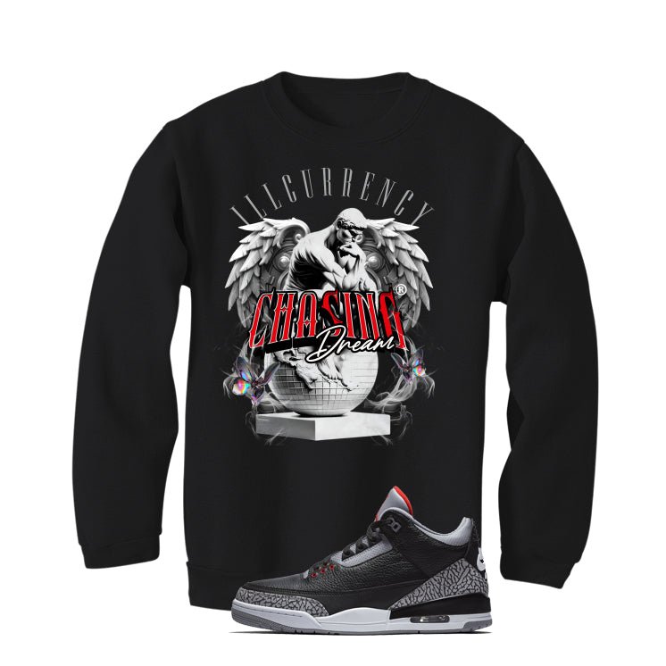 Air Jordan 3 Black Cement T-Shirt (Chasing Dreams) product image 4