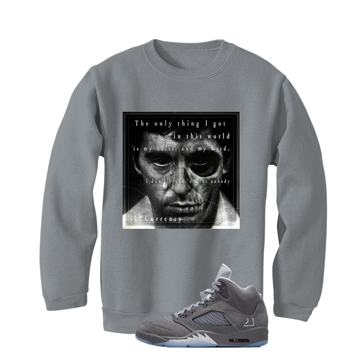 Air Jordan 5 Wolf Grey Matching T-Shirt, Sweatshirts & product image 4