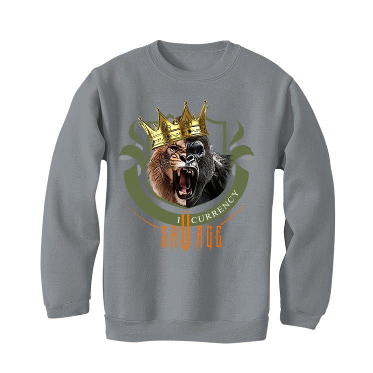 Air Jordan 5 “Olive” | illcurrency Grey T-Shirt (Savage product image 4