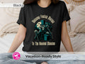 Haunted Mansion Shirt, Welcome Foolish Mortals Tee, Tan Print Spooky Disney Shirt, Halloween Park Tee, Haunted Disney Vacation