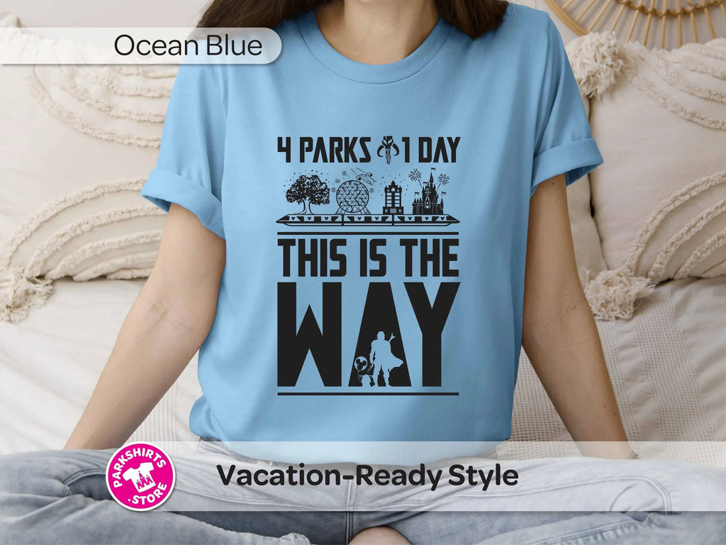 Mandalorian 4 Parks 1 Day Shirt | This Is The Way Park product image 5