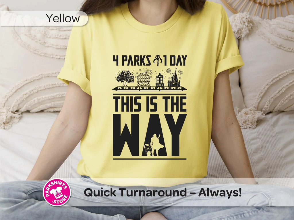 Mandalorian 4 Parks 1 Day Shirt | This Is The Way Park product image 2
